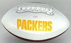 DONALD DRIVER SIGNED WHITE PANEL PACKERS LOGO FOOTBALL - JSA