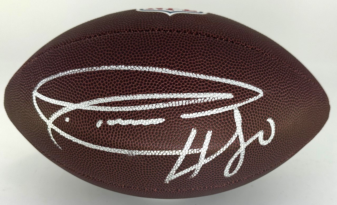 DONALD DRIVER SIGNED WILSON NFL REPLICA BROWN FOOTBALL - PACKERS - JSA