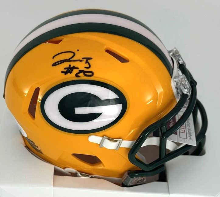 JAVON BULLARD SIGNED PACKERS RIDDELL SPEED MINI HELMET - BAS