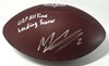 MASON CROSBY SIGNED WILSON NFL BROWL REPLICA FOOTBALL W/ SCRIPT - PACKERS - JSA