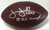 JAMES JONES SIGNED WILSON NFL BROWL REPLICA FOOTBALL W/ SCRIPT - PACKERS - JSA
