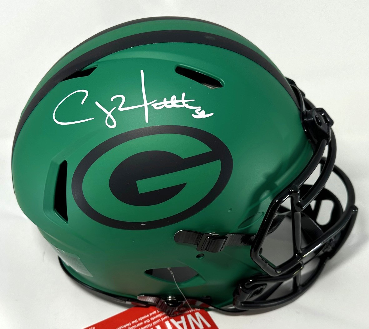 CLAY MATTHEWS SIGNED FULL SIZE PACKERS RAVE AUTHENTIC SPEED HELMET - JSA