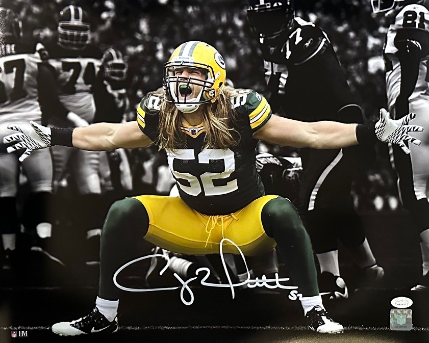 CLAY MATTHEWS SIGNED PACKERS 16X20 PHOTO #1 - JSA