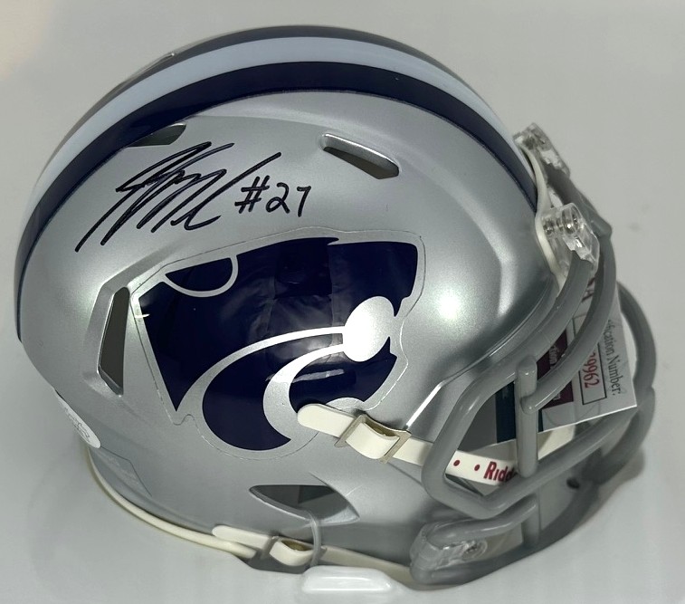 JORDY NELSON SIGNED KANSAS STATE WILDCATS SPEED MINI HELMET - JSA