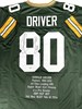 DONALD DRIVER SIGNED CUSTOM GREEN STITCHED STATS PACKERS JERSEY - JSA
