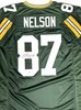 JORDY NELSON SIGNED CUSTOM REPLICA GREEN PACKERS JERSEY - JSA