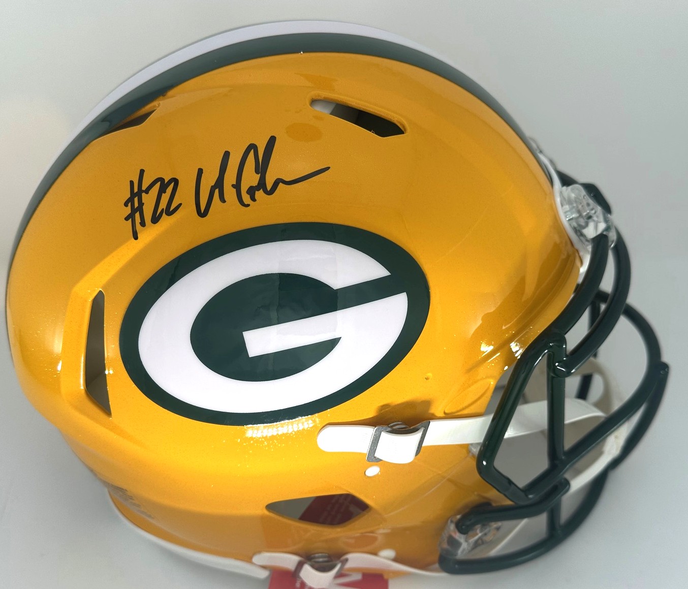 MATTHEW GOLDEN SIGNED FULL SIZE PACKERS AUTHENTIC SPEED HELMET - BAX