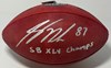 JORDY NELSON SIGNED WILSON AUTHENTIC DUKE FOOTBALL W/ SB CHAMPS - PACKERS - BAS Copy
