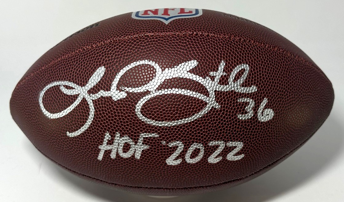 PACKERS LEROY BUTLER SIGNED REPLICA WILSON FOOTBALL W/ HOF - PACKERS - BAS