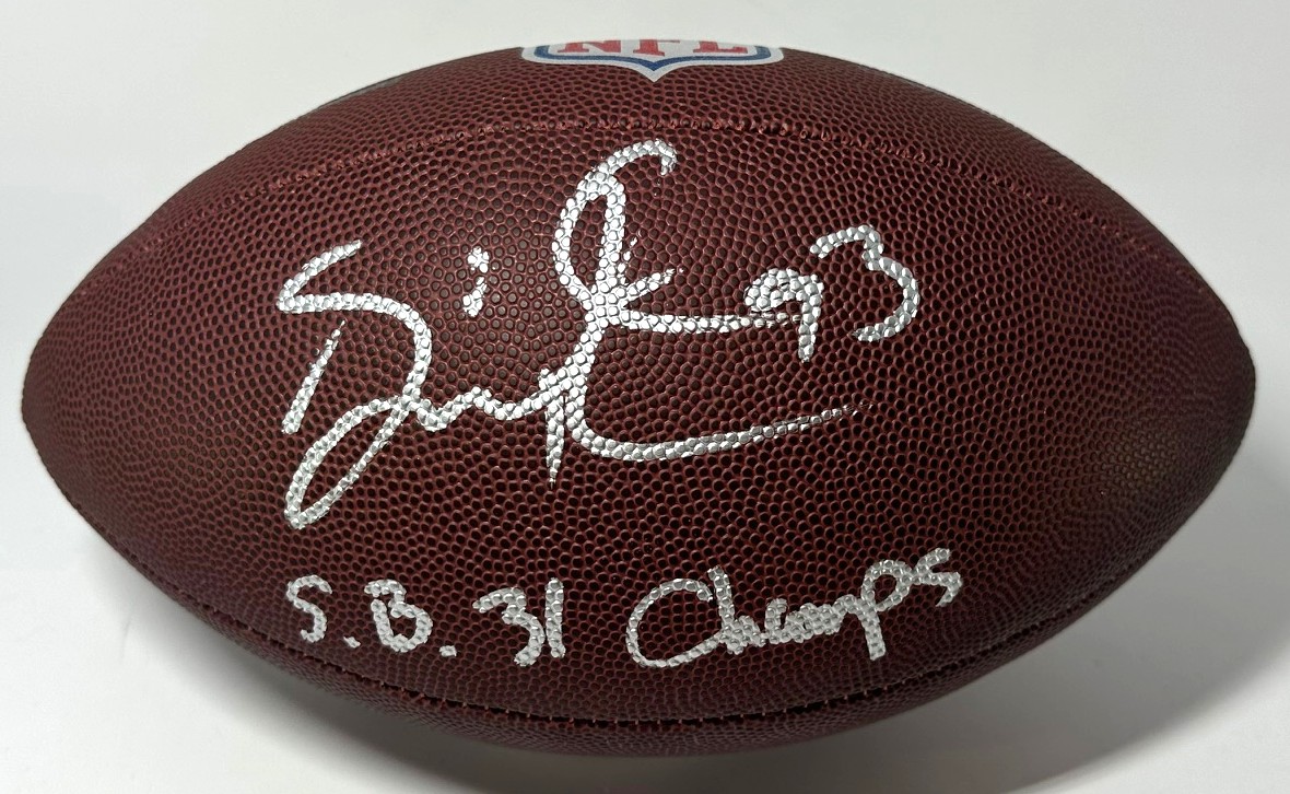 GILBERT BROWN BUTLER SIGNED REPLICA WILSON FOOTBALL W/ SB CHAMPS - PACKERS - BAS