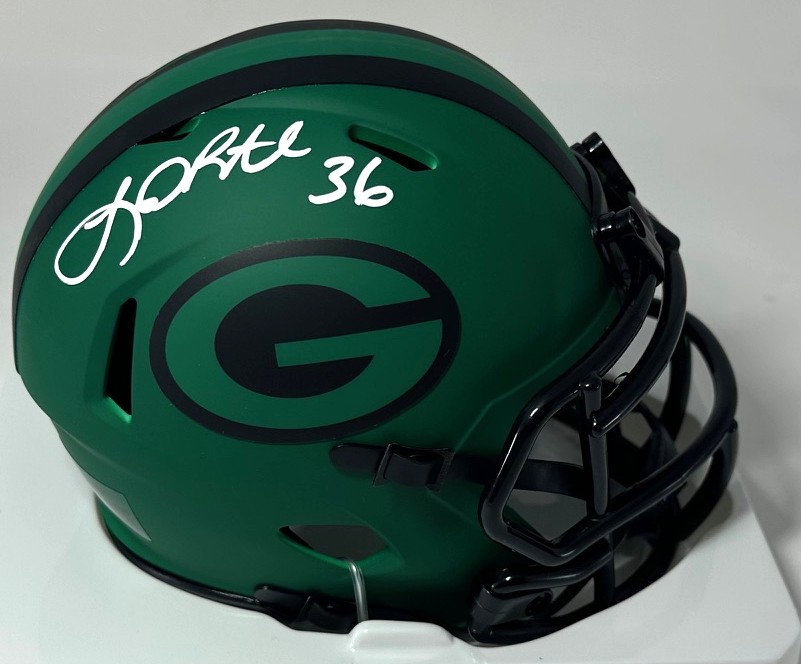 LEROY BUTLER SIGNED PACKERS RAVE SPEED MINI HELMET - BAS