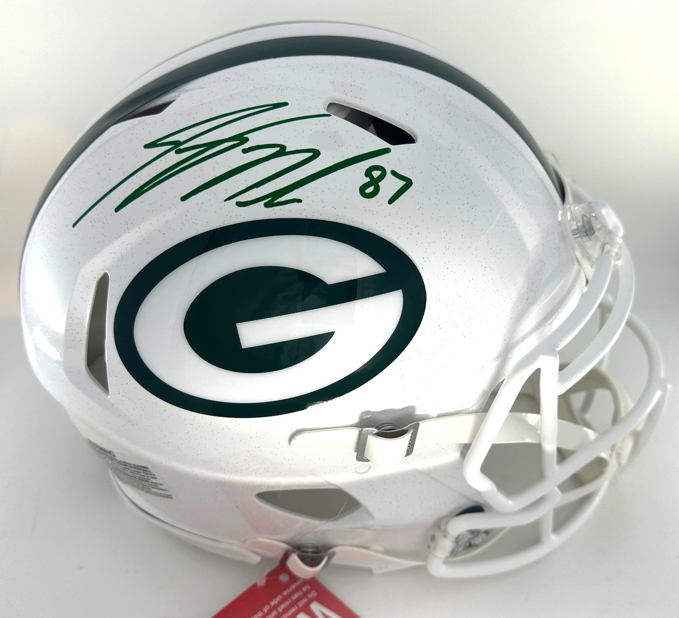 JORDY NELSON SIGNED FULL SIZE PACKERS ALTERNATE AUTHENTIC HELMET - JSA