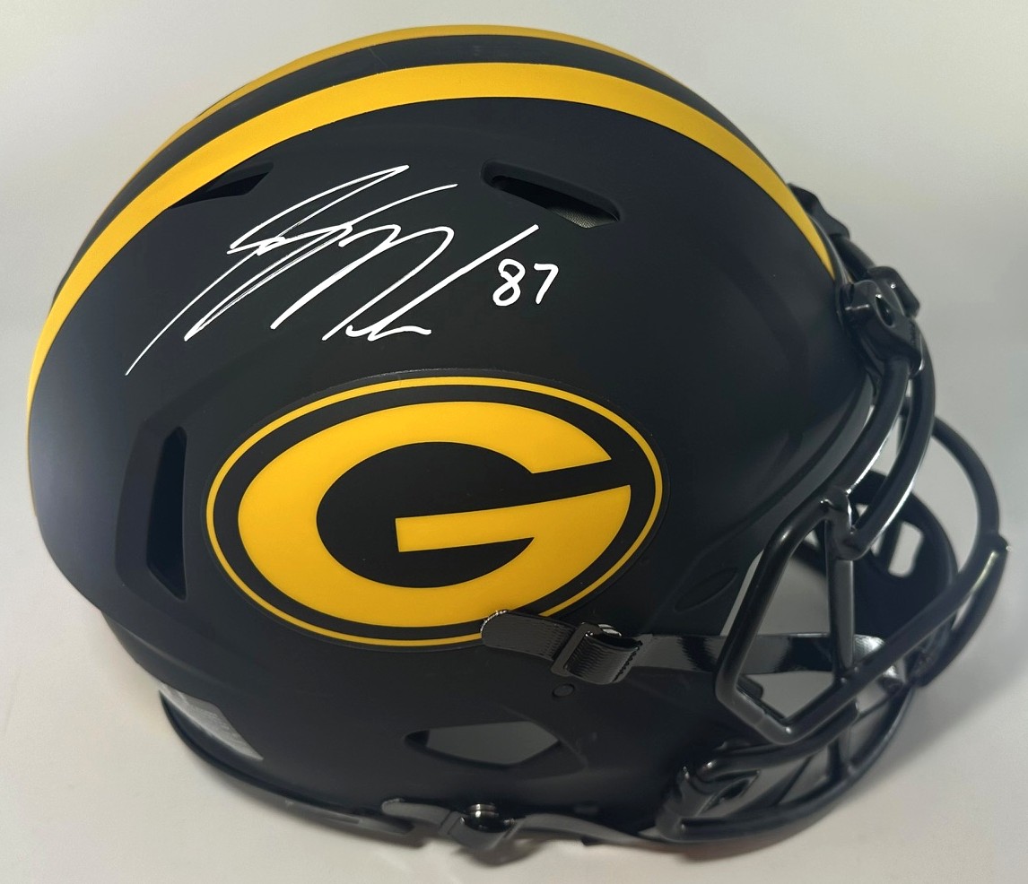 JORDY NELSON SIGNED FULL SIZE ECLIPSE AUTHENTIC SPEED PACKERS HELMET - BAS