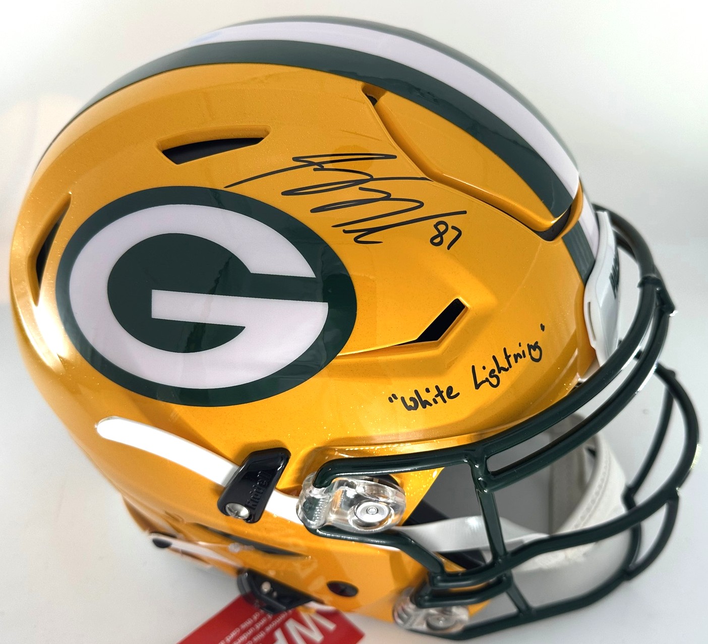 JORDY NELSON SIGNED FULL SIZE PACKERS AUTHENTIC  SPEED FLEX HELMET - BAS