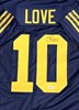 JORDAN LOVE SIGNED CUSTOM REPLICA PACKERS NAVY THROWBACK JERSEY - BAS