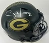 CLAY MATTHEWS SIGNED FULL SIZE PACKERS 2025 SALUTE REPLICA SPEED HELMET - BAS