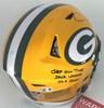 CLAY MATTHEWS SIGNED FULL SIZE AUTHENTIC SPEED FLEX PACKERS HELMET W/ SCRIPT - BAS