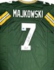 DON MAJKOWSKI SIGNED CUSTOM REPLICA PACKERS GREEN JERSEY W/ "MAJIK" - BAS