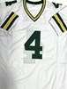 BRETT FAVRE SIGNED CUSTOM REPLICA PACKERS WHITE JERSEY - JSA