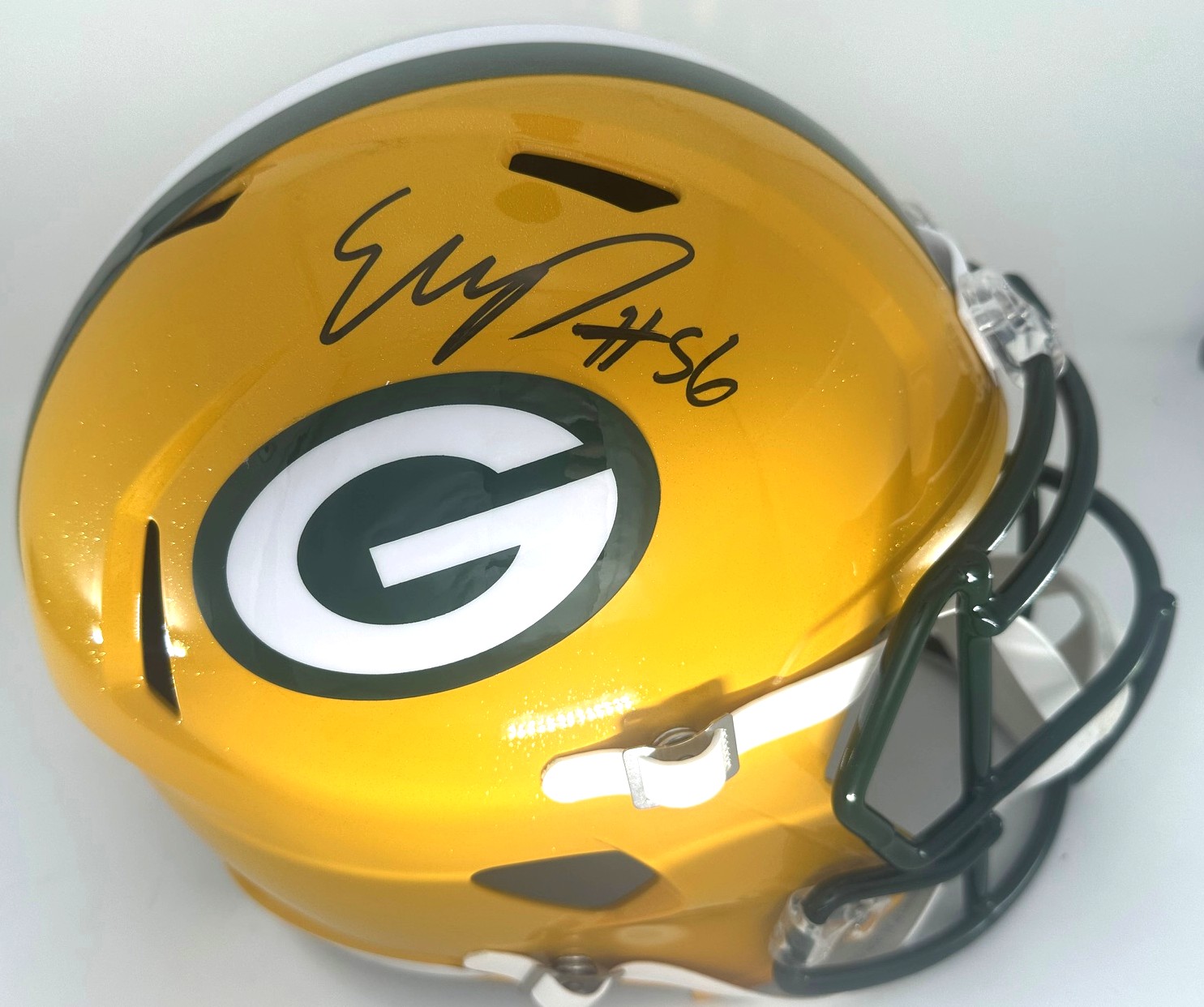 EDGERRIN COOPER SIGNED FULL SIZE PACKERS REPLICA SPEED HELMET - BAS