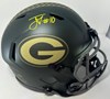 JORDAN LOVE SIGNED FULL SIZE PACKERS 2025 SALUTE AUTHENTIC SPEED HELMET - BAS