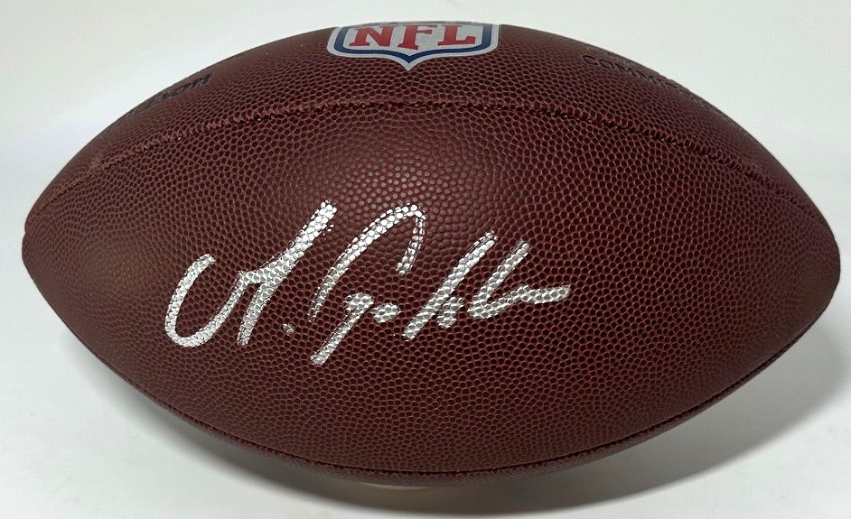 MATTHEW GOLDEN SIGNED NFL REPLICA WILSON FOOTBALL - PACKERS - BAS