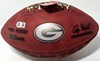 JORDAN LOVE SIGNED WILSON AUTHENTIC DUKE PACKERS LOGO FOOTBALL - BAS