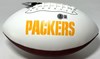 JORDAN LOVE SIGNED WILSON WHITE PANEL PACKERS LOGO FOOTBALL - BAS