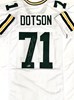 SANTANA DOTSON SIGNED CUSTOM REPLICA PACKERS WHITE JERSEY - BAS