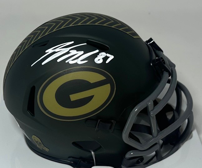 JORDY NELSON SIGNED PACKERS 2025 SALUTE MINI HELMET - JSA