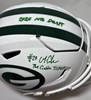 MATTHEW GOLDEN SIGNED FULL SIZE PACKERS AUTHENTIC ALTERNATE WHITE SPEED FLEX HELMET - BAS