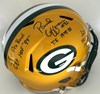 PAUL COFFMAN SIGNED PACKERS FULL SIZE REPLICA HELMET W/ SCRIPTS - BAS