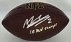 MASON CROSBY SIGNED WILSON NFL BROWN REPLICA FOOTBALL W/ SB XLV - PACKERS - JSA