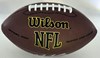 MASON CROSBY SIGNED WILSON NFL BROWN REPLICA FOOTBALL W/ SB XLV - PACKERS - JSA