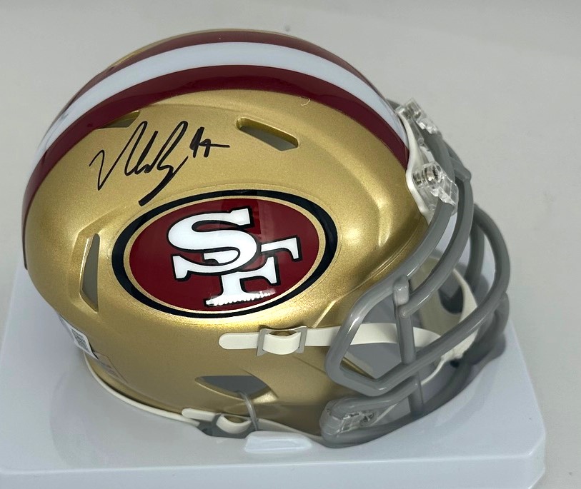 NICK BOSA SIGNED RIDDELL 49ERS SPEED MINI HELMET - BAS