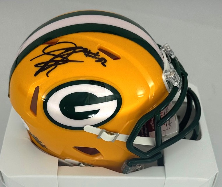 RASHAN GARY SIGNED PACKERS SPEED MINI HELMET - JSA