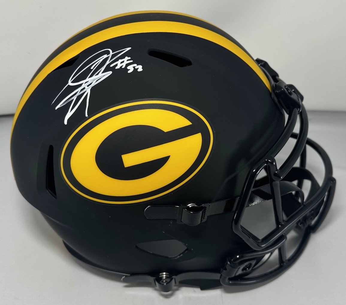 RASHAN GARY SIGNED FULL SIZE PACKERS REPLICA ECLIPSE SPEED HELMET - JSA