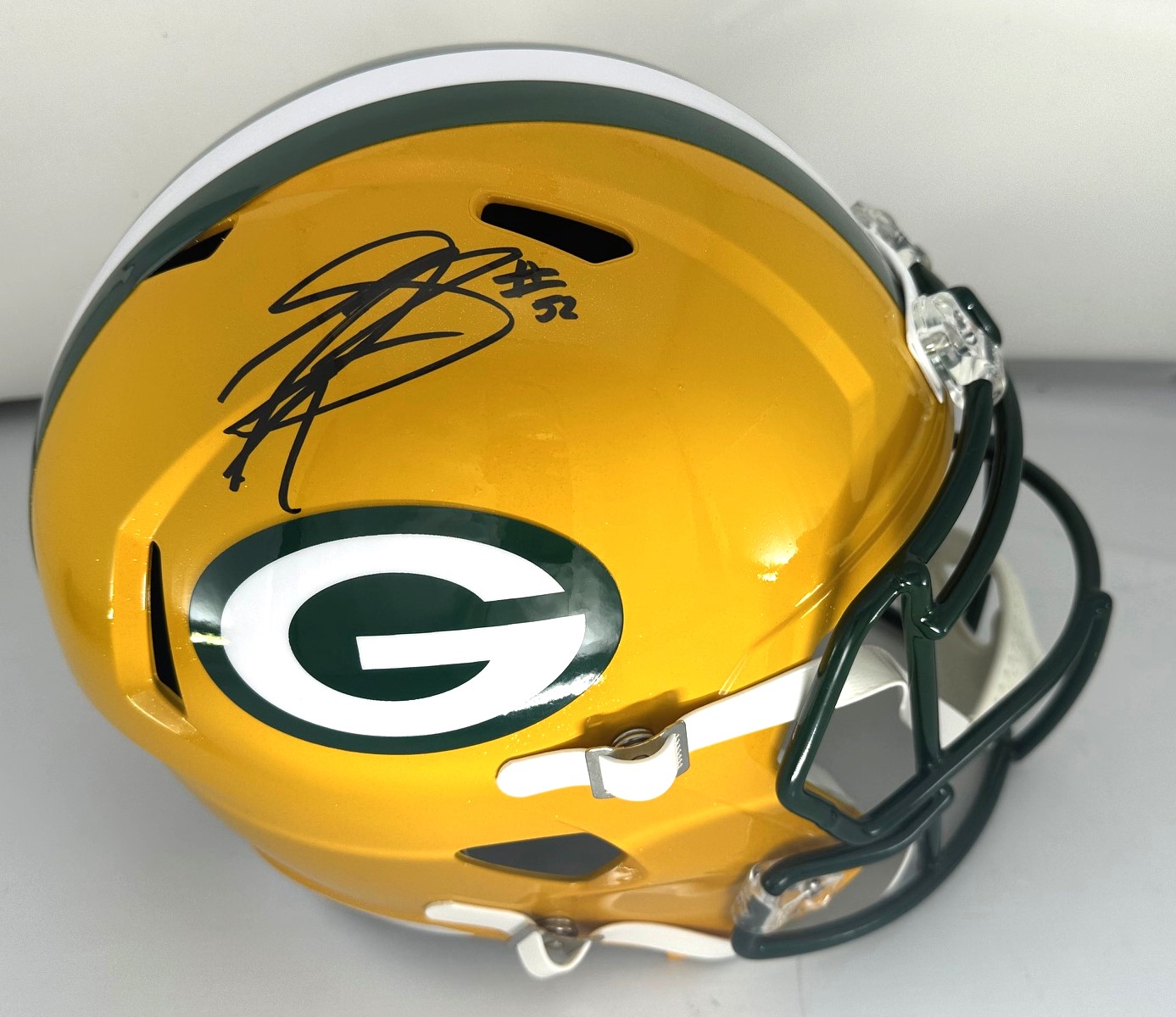 RASHAN GARY SIGNED FULL SIZE PACKERS REPLICA SPEED HELMET - JSA
