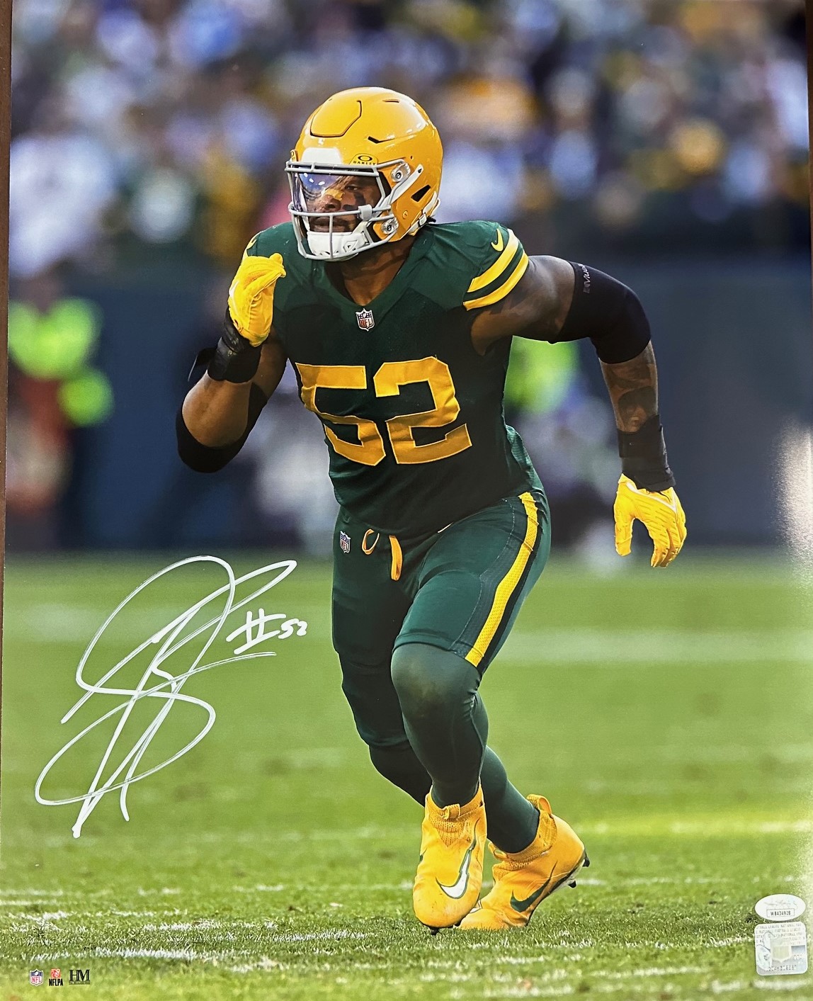 RASHAN GARY SIGNED 16X20 PACKERS PHOTO #3 - JSA
