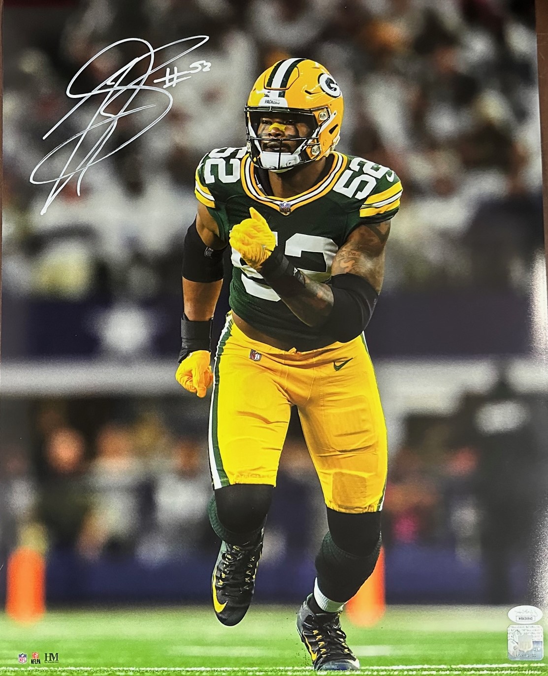 RASHAN GARY SIGNED 16X20 PACKERS PHOTO #2 - JSA