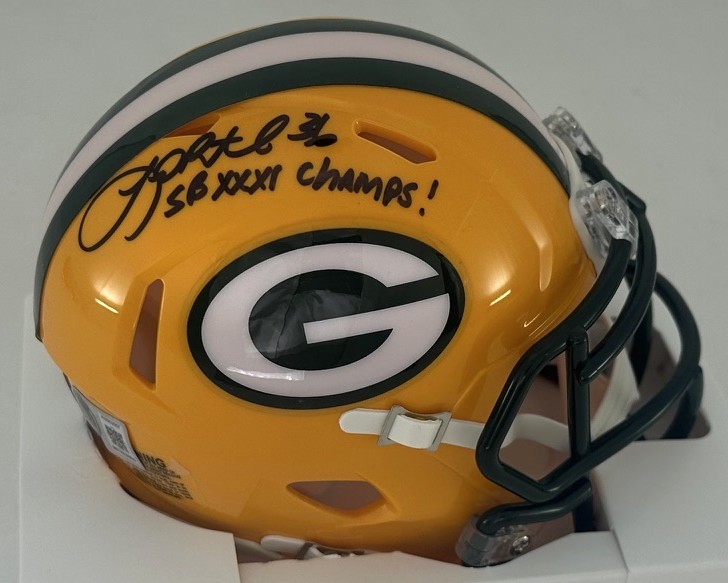 LEROY BUTLER SIGNED PACKERS SPEED MINI HELMET W/ SB XXXI - BAS