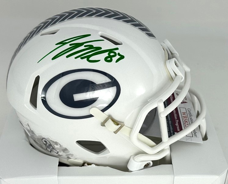 JORDY NELSON SIGNED PACKERS 2024 SALUTE MINI HELMET - JSA