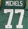 JOHN MICHELS SIGNED CUSTOM REPLICA PACKERS JERSEY W/ SB XXXI - BAS