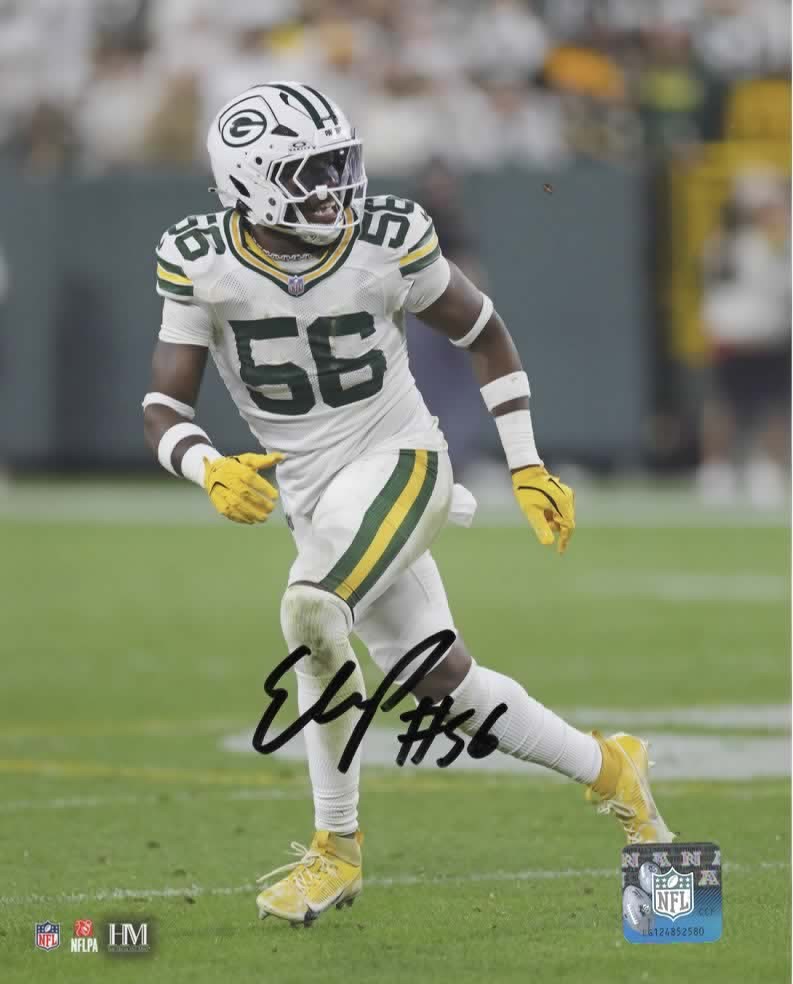 EDGERRIN COOPER SIGNED PACKERS 8X10 PHOTO #2