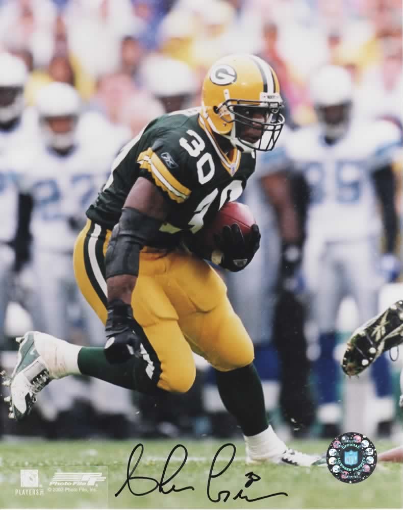 AHMAN GREEN SIGNED PACKERS 8X10 PHOTO #15