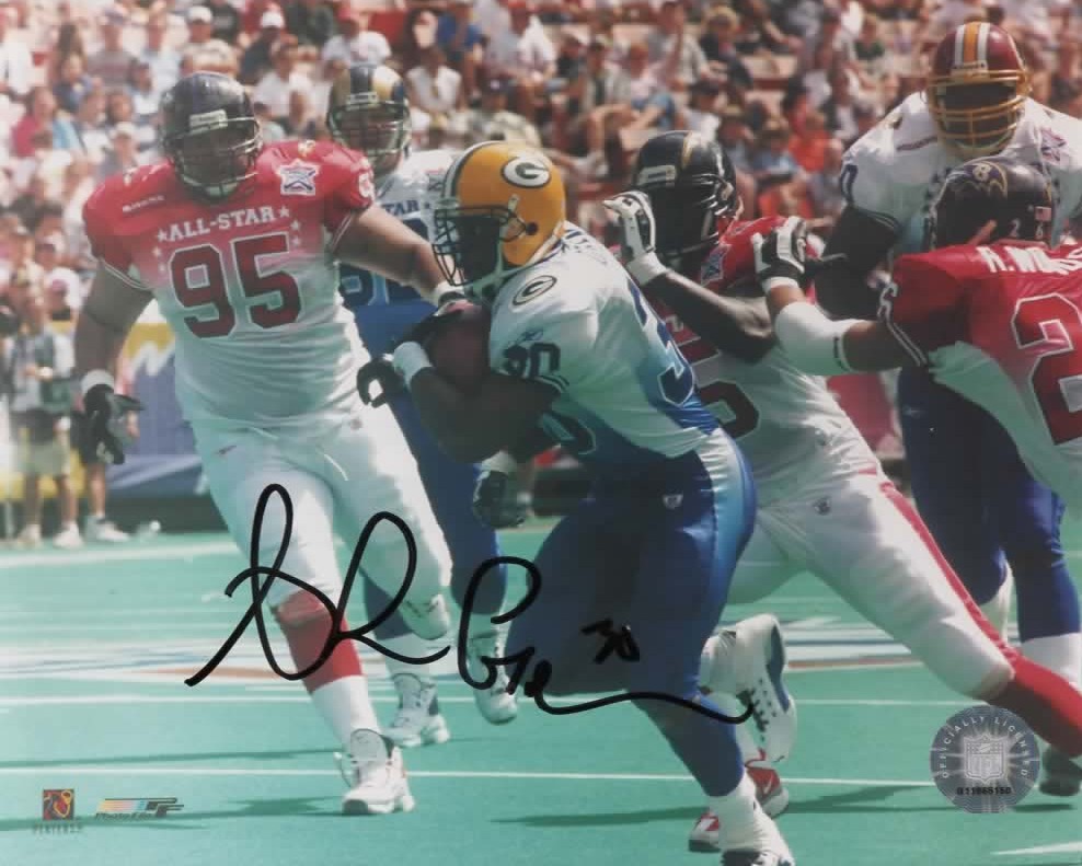 AHMAN GREEN SIGNED PACKERS 8X10 PHOTO #16