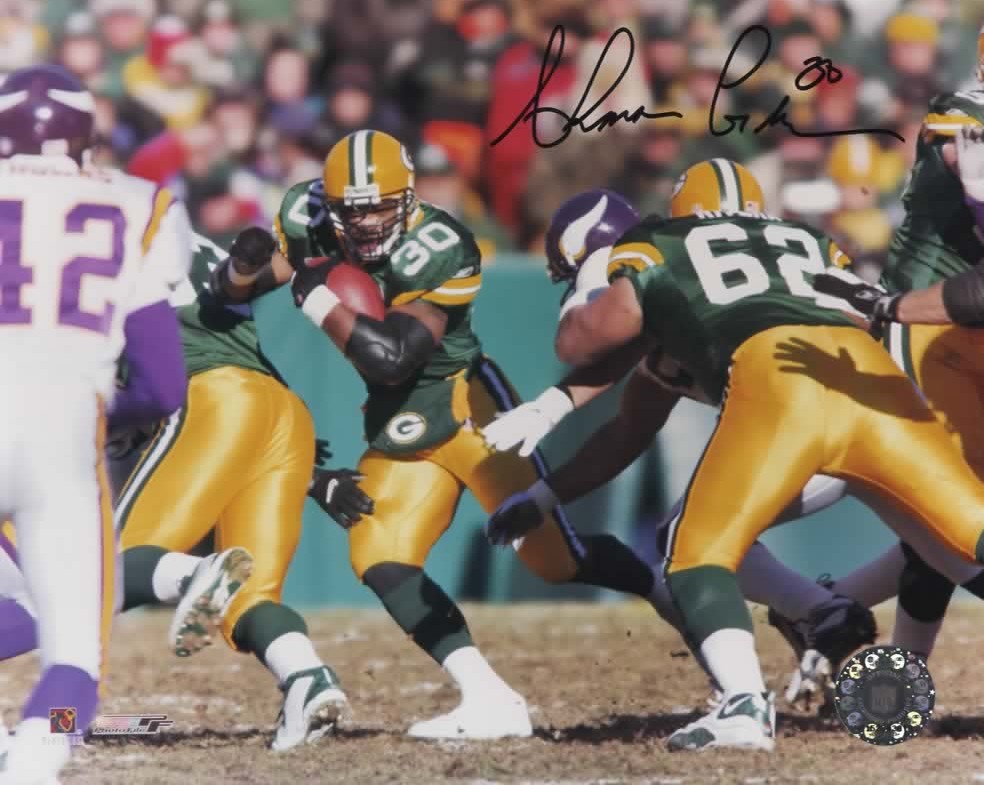 AHMAN GREEN SIGNED PACKERS 8X10 PHOTO #3