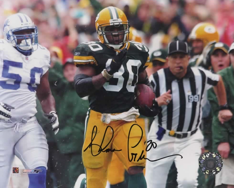 AHMAN GREEN SIGNED PACKERS 8X10 PHOTO #4