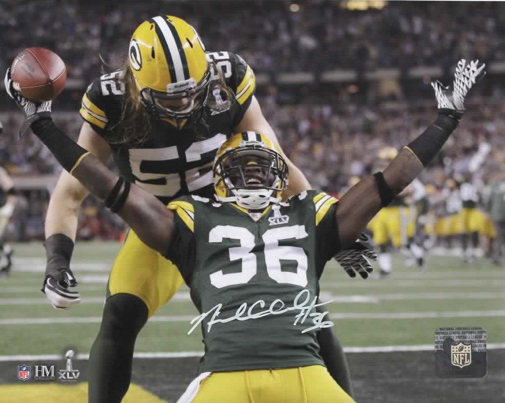 NICK COLLINS SIGNED 8X10 PACKERS PHOTO #1