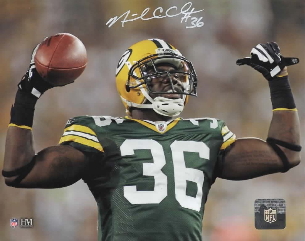 NICK COLLINS SIGNED 8X10 PACKERS PHOTO #4
